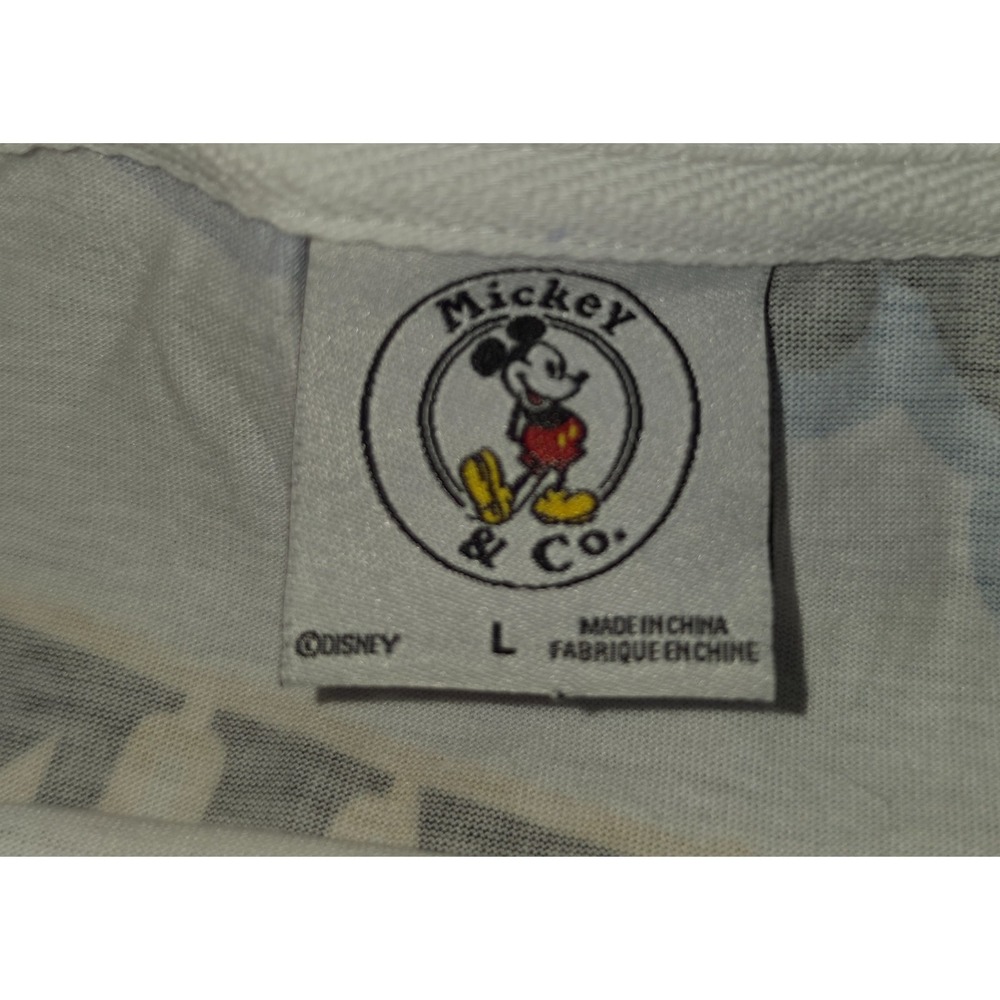 Disney Night Shirt Womens Size Large Mickey Mouse Magazine All Over Print AOP - Picture 3 of 7